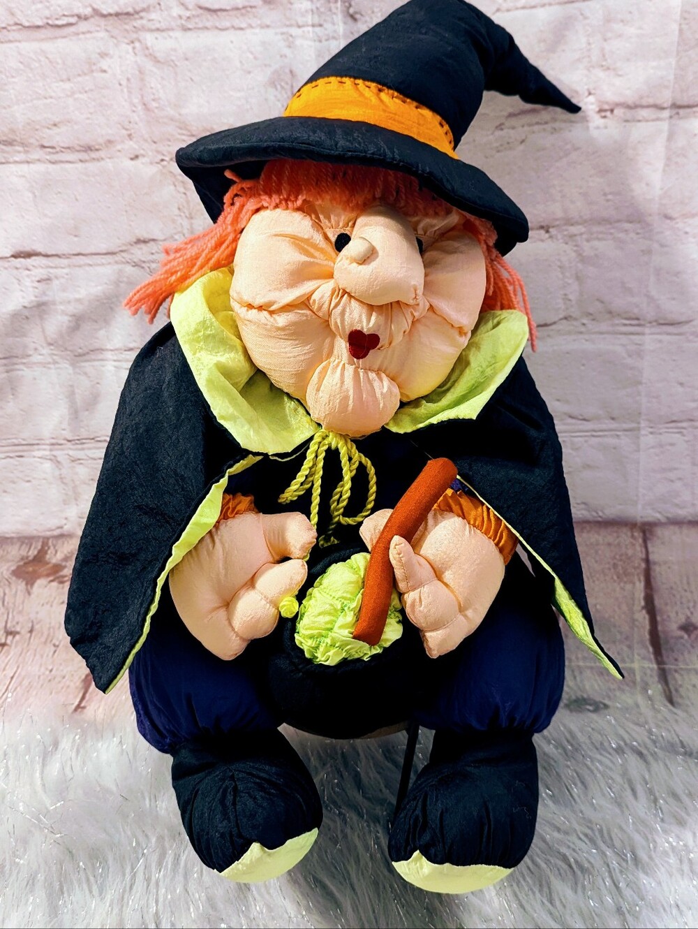 Nylon Plush Witch Shelf Sitter 1993